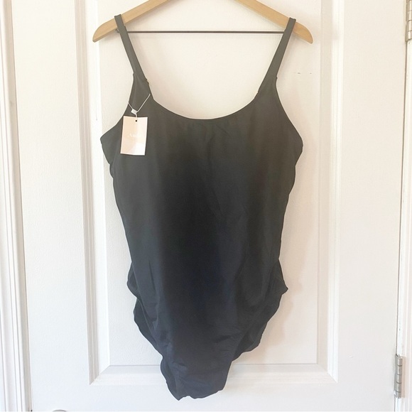 ANDIE Almafi Black One Piece Swim Suit NWT Resort Travel - Picture 4 of 10